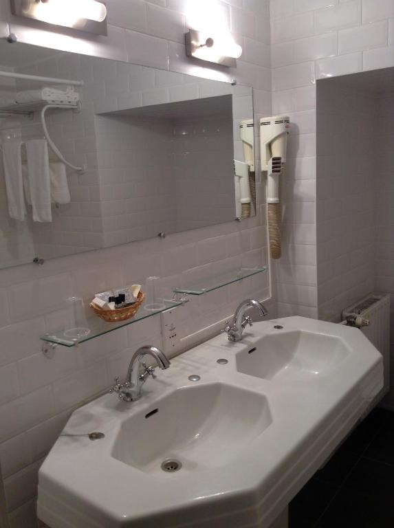 Koupelna v ubytování Hotel Patritius