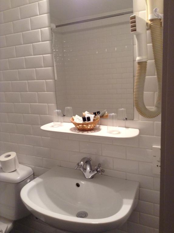 Koupelna v ubytování Hotel Patritius