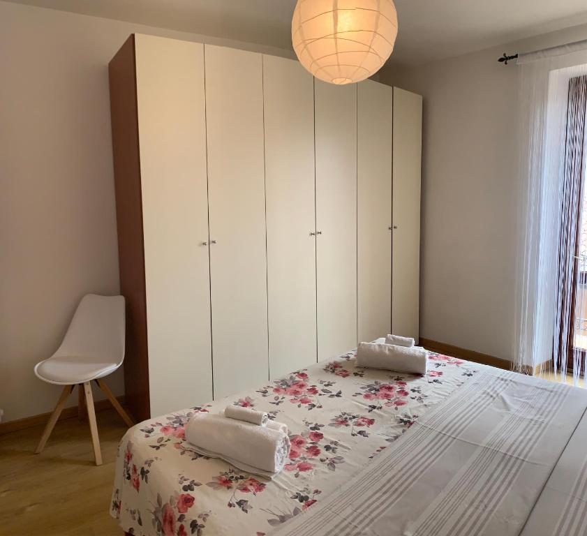 Łóżko lub łóżka w pokoju w obiekcie CLO APARTMENT