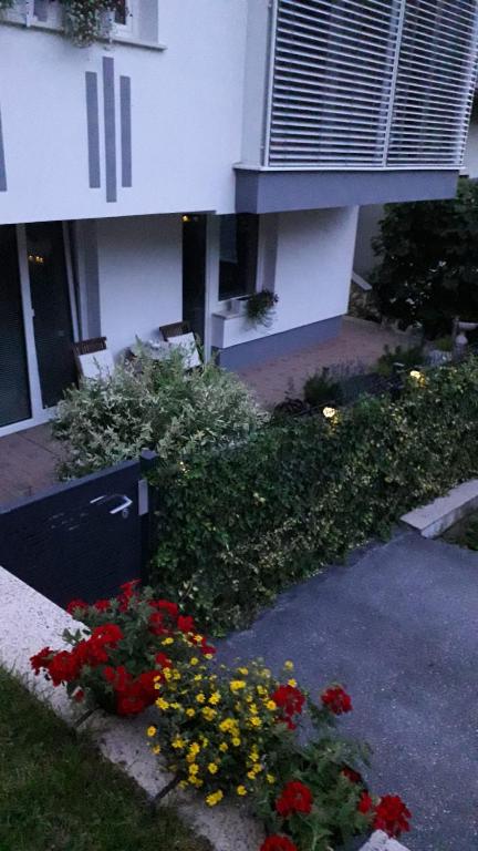 Zahrada ubytování Apartma Julija