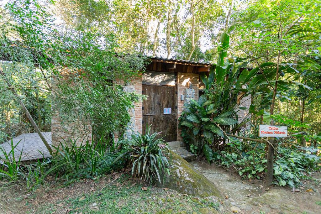 Zahrada ubytování Oca Paraty Chalé Ecológico