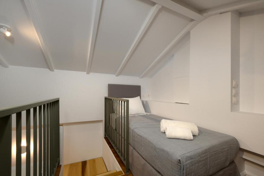 Postel nebo postele na pokoji v ubytování Playia Villas Studio