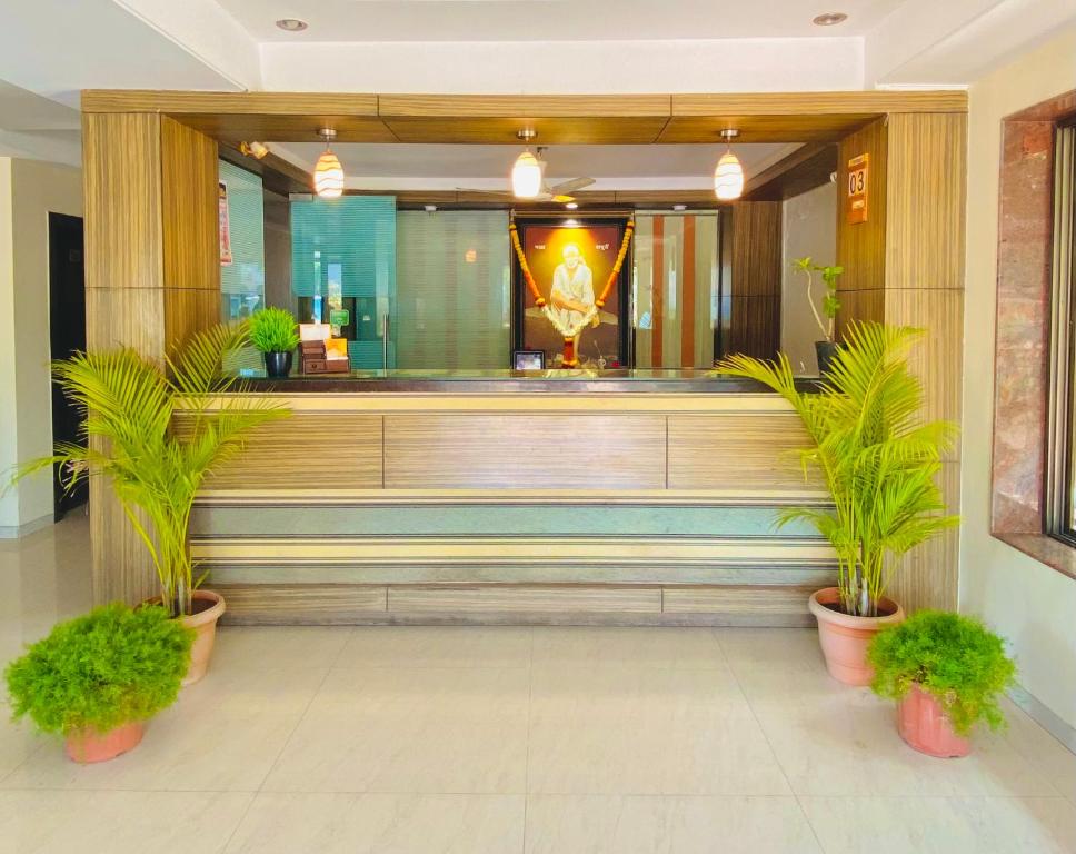 Vstupní hala nebo recepce v ubytování Hotel Sai Gurusthan