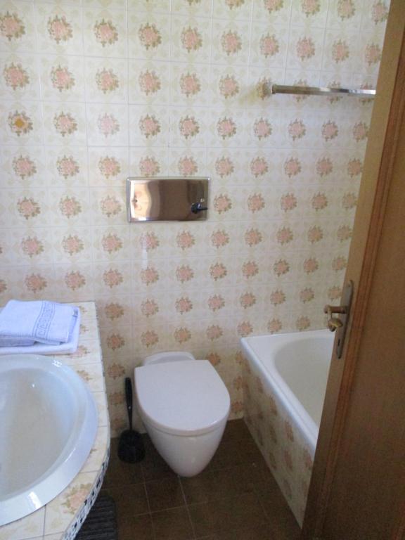 Kúpeľňa v ubytovaní Gästehaus Leo
