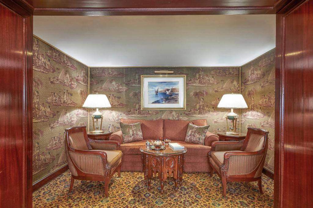 Posezení v ubytování InterContinental Cairo Semiramis by IHG