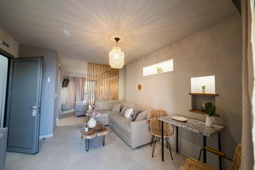 Posedenie v ubytovaní Theros Suites