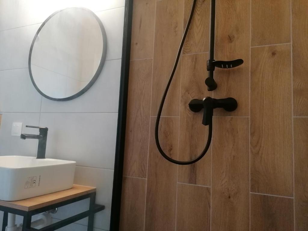 Kúpeľňa v ubytovaní M&M Apartamenty Wicie
