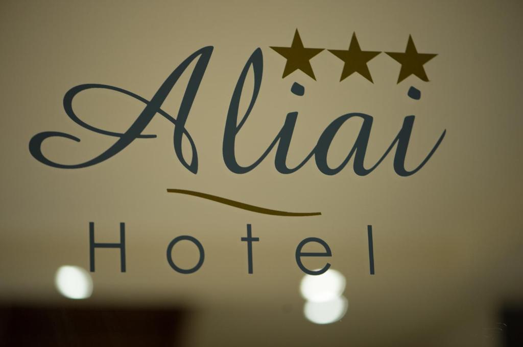 Certifikát, hodnocení, plakát nebo jiný dokument vystavený v ubytování Hotel Aliai