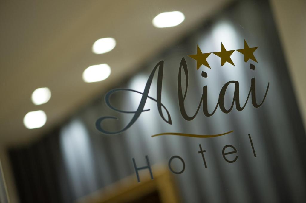 Certifikát, hodnocení, plakát nebo jiný dokument vystavený v ubytování Hotel Aliai