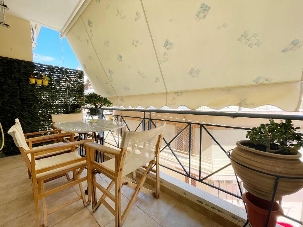 Balkón nebo terasa v ubytování Nafplio Downtown Apartment
