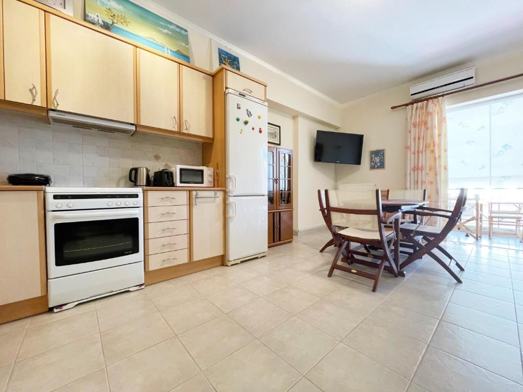 Kuchyň nebo kuchyňský kout v ubytování Nafplio Downtown Apartment