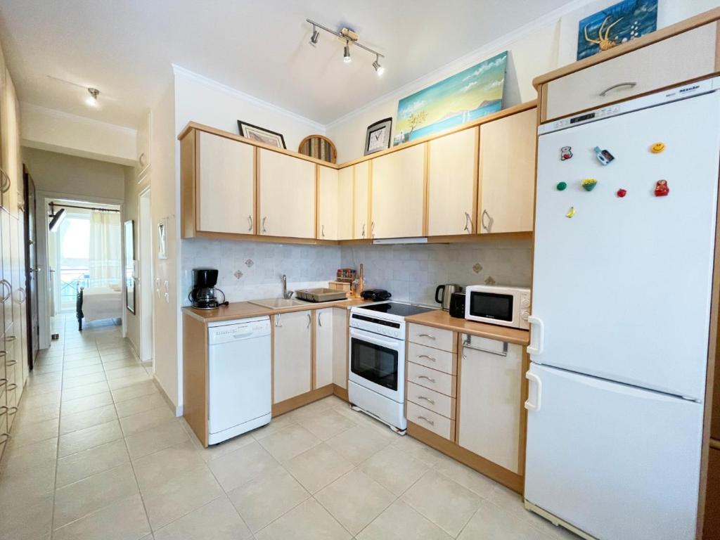 Kuchyň nebo kuchyňský kout v ubytování Nafplio Downtown Apartment