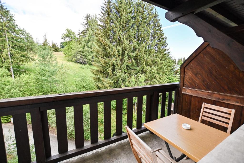 Balkón nebo terasa v ubytování Beautiful Apt With Balcony At Combloux !