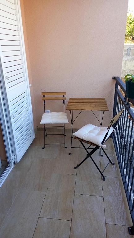 Balkón nebo terasa v ubytování Apartment KIM