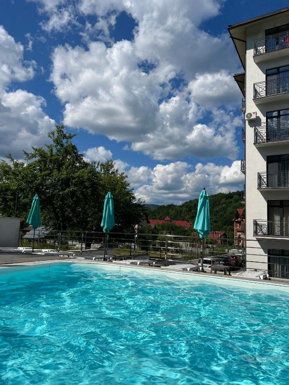 Bazén v ubytování Arena Apart - Hotel nebo v jeho okolí