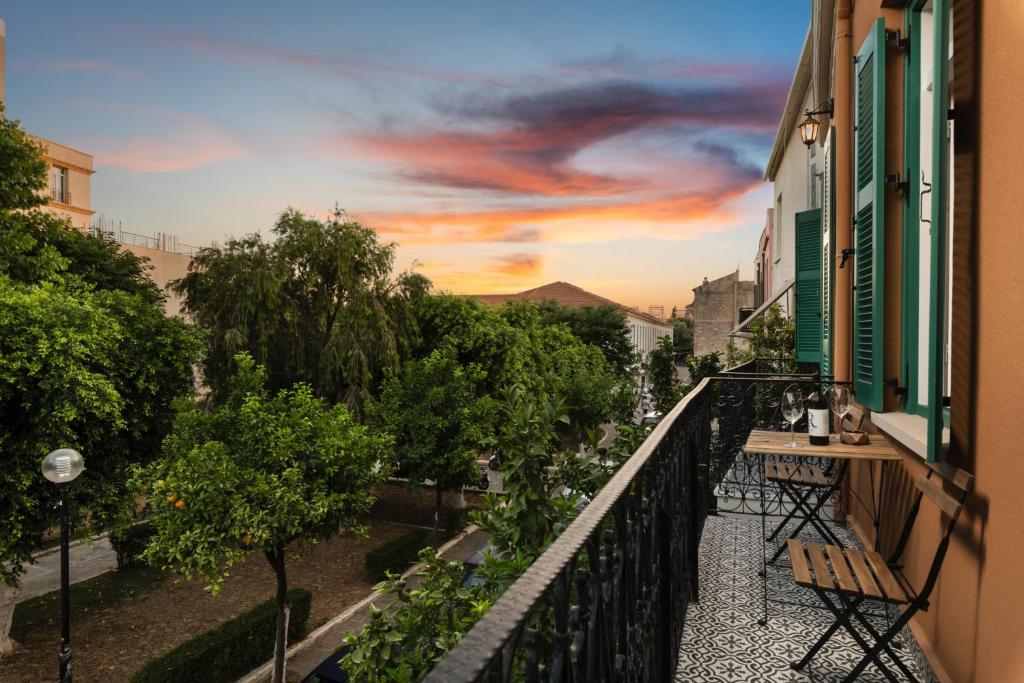 Nespecifikovaný výhled na hory nebo výhled na hory při pohledu z hotelu