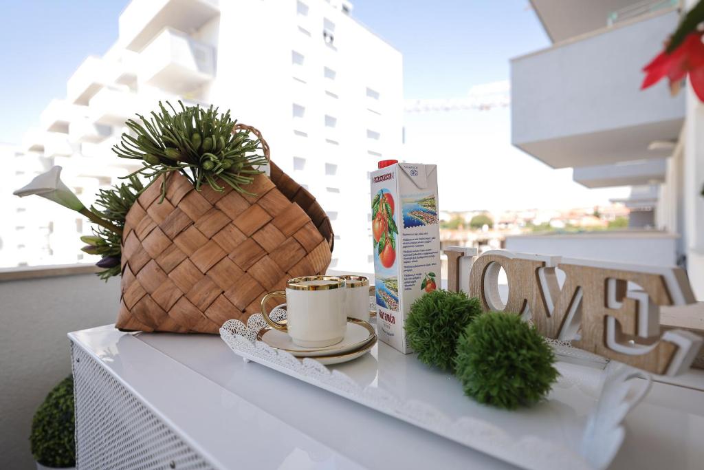Balkón alebo terasa v ubytovaní Apartment AnViNi