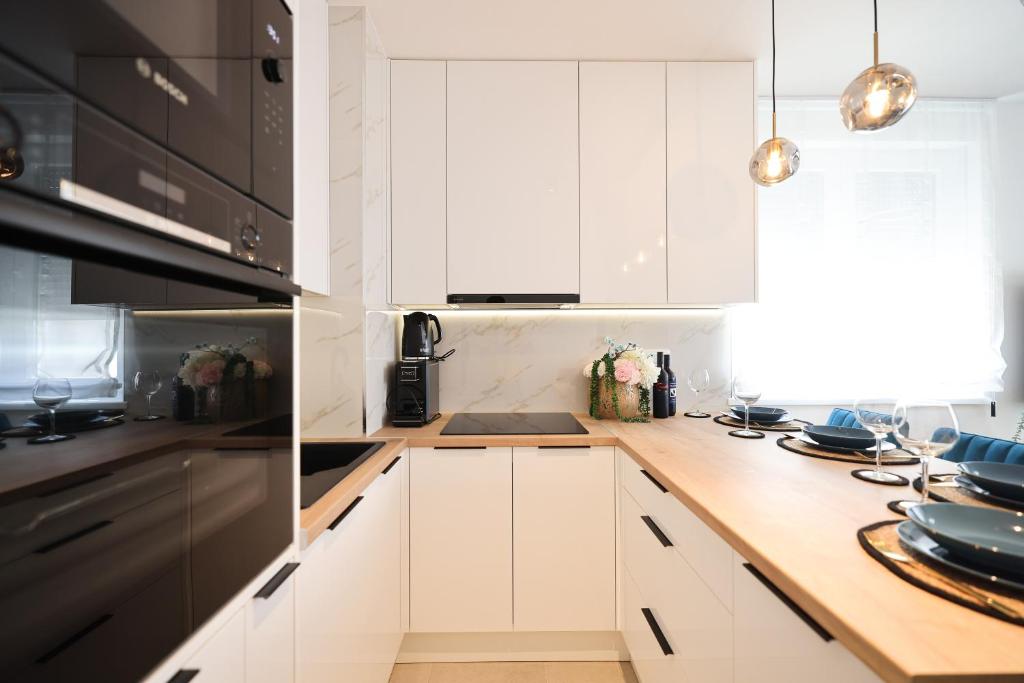 Kuchyňa alebo kuchynka v ubytovaní Apartment AnViNi
