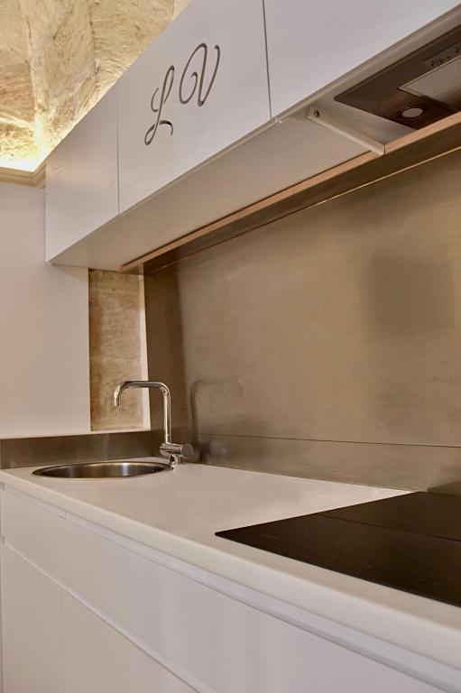 Kuchyň nebo kuchyňský kout v ubytování LeVolte luxury suite&spa
