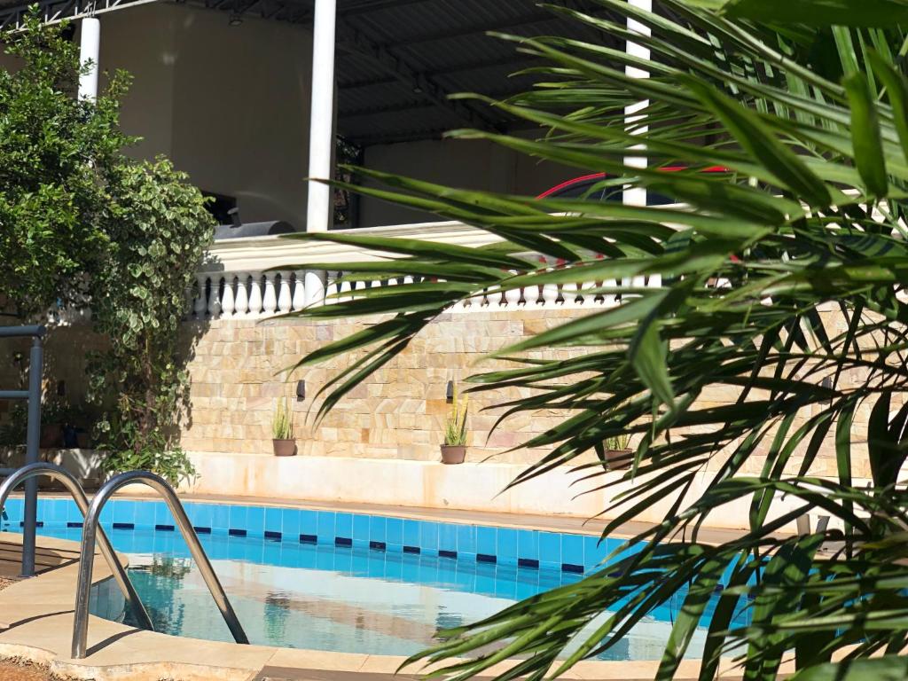Bazén v ubytování Hotel del Parque nebo v jeho okolí