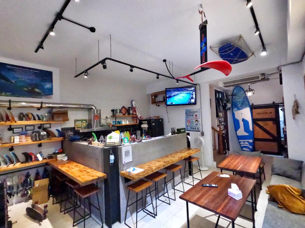Kuchyň nebo kuchyňský kout v ubytování Imanuel Surfing B&B No 2