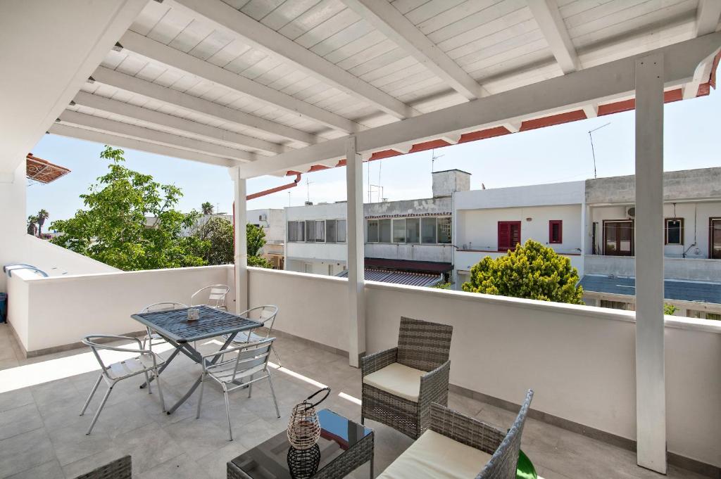 Balkón alebo terasa v ubytovaní Casa Franci Torre dell'Orso