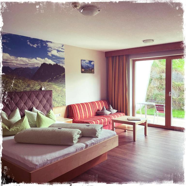 Posezení v ubytování Hotel Garni Alpendiamant