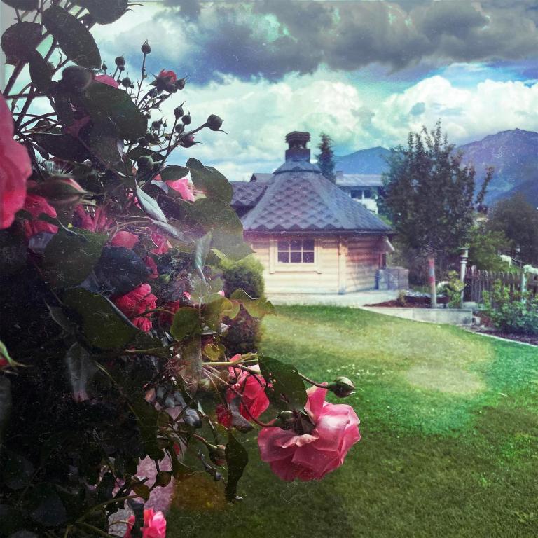 Zahrada ubytování Hotel Garni Alpendiamant