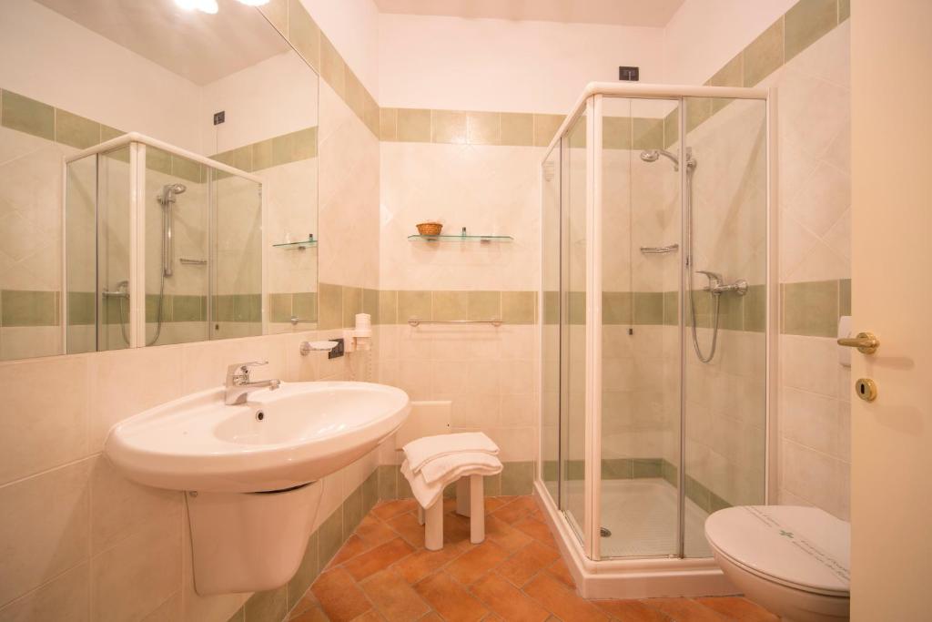 Koupelna v ubytování Hotel Antichi Cortili