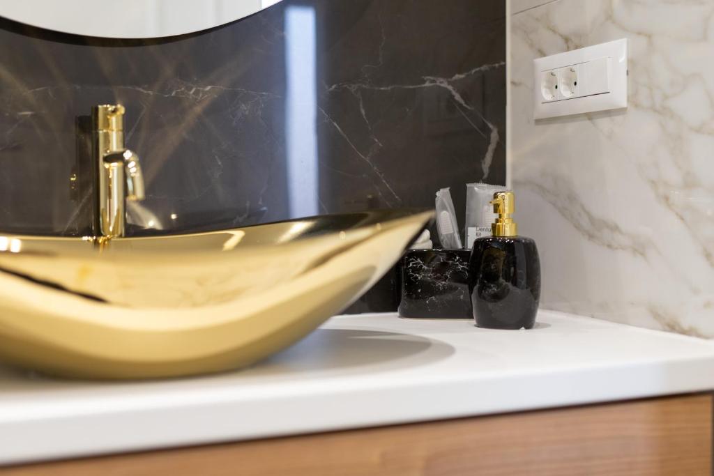 Koupelna v ubytování Apartments Taratta 1