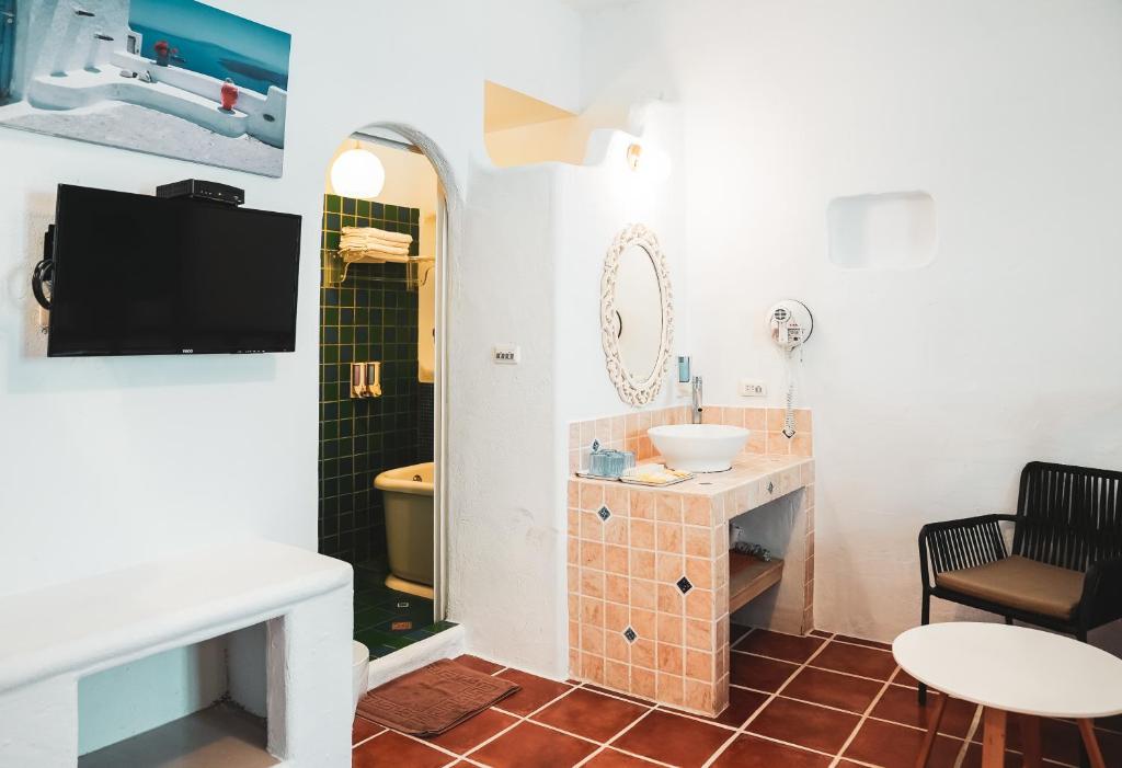 Baðherbergi á Bethlehem B&B Kenting