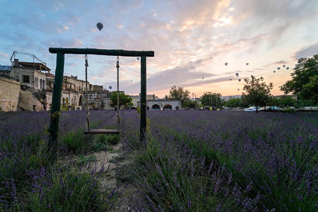 Východ nebo západ slunce při pohledu z hotelu nebo okolí