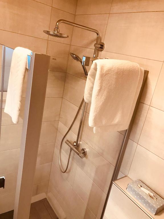 Koupelna v ubytování Familiengasthof Schaller