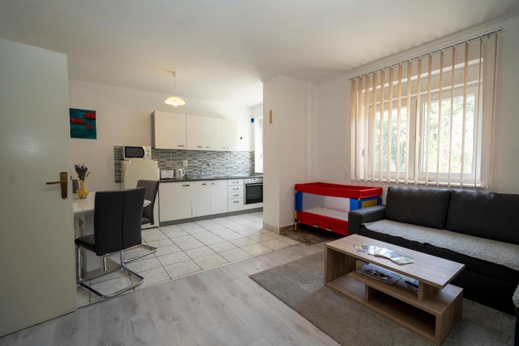 Kuchyň nebo kuchyňský kout v ubytování Apartman Čurčić