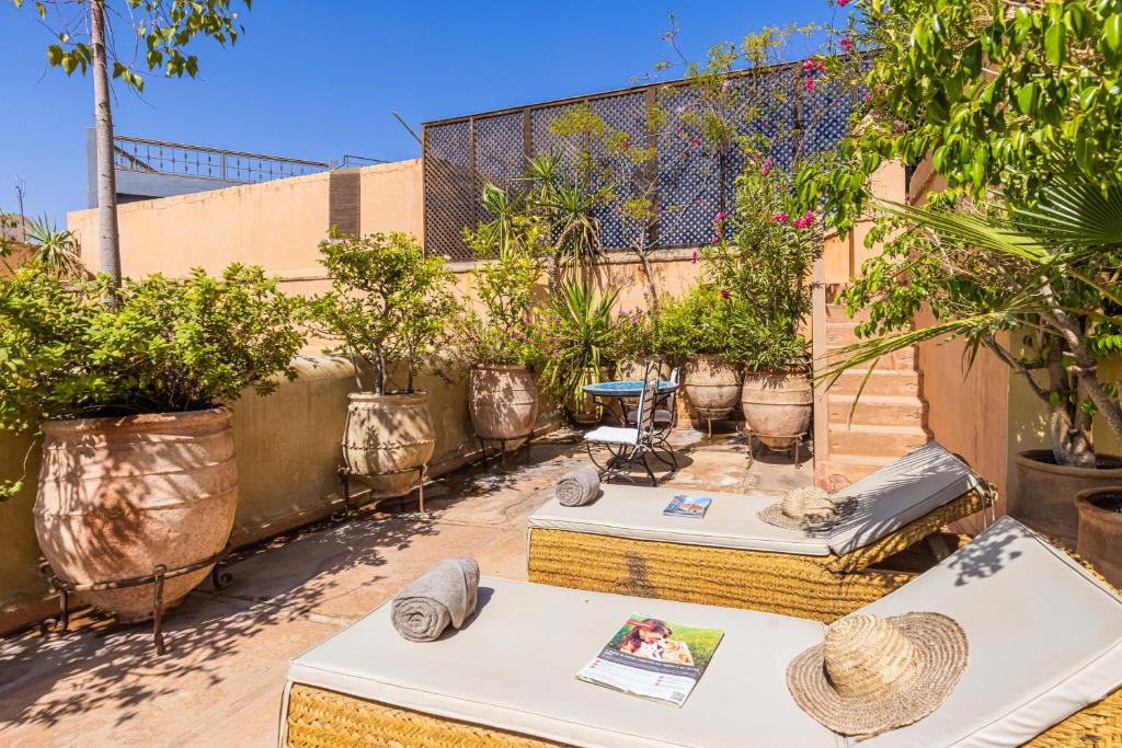 Zahrada ubytování Riad Il Parco dei Principi