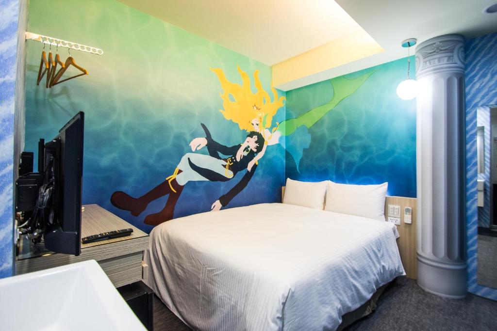 Postel nebo postele na pokoji v ubytování Morwing Hotel - Ocean