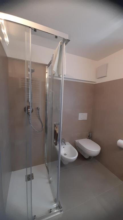 Koupelna v ubytování casa vacanze arcobaleno