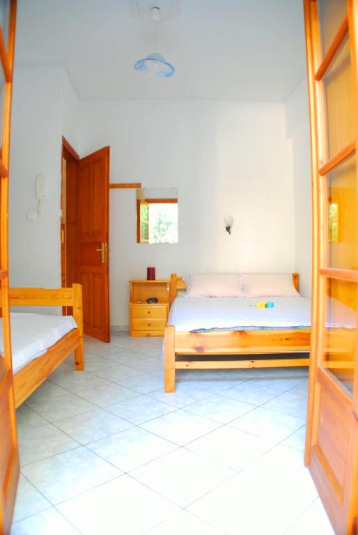 Cama ou camas em um quarto em Studios Efi