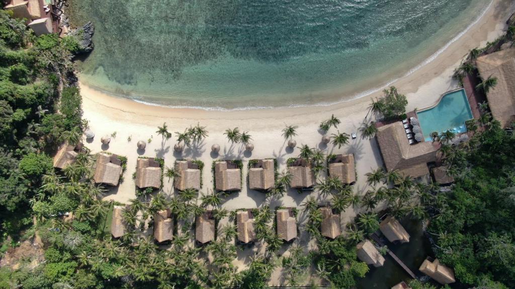 Vue panoramique sur l'établissement Cauayan Island Resort and Spa