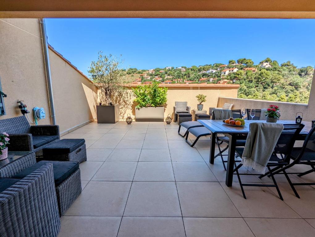 Fotografia z galérie ubytovania Appartement neuf, 128 m², 3 terrasses v destinácii Collioure