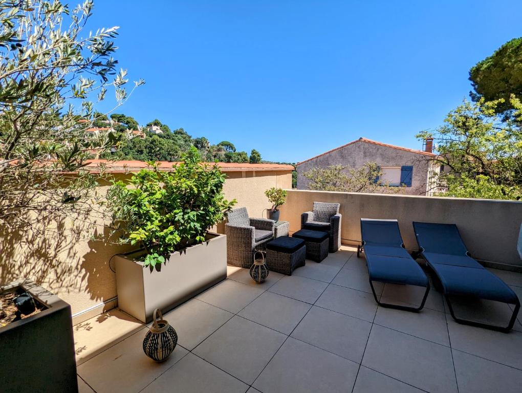Fotografia z galérie ubytovania Appartement neuf, 128 m², 3 terrasses v destinácii Collioure
