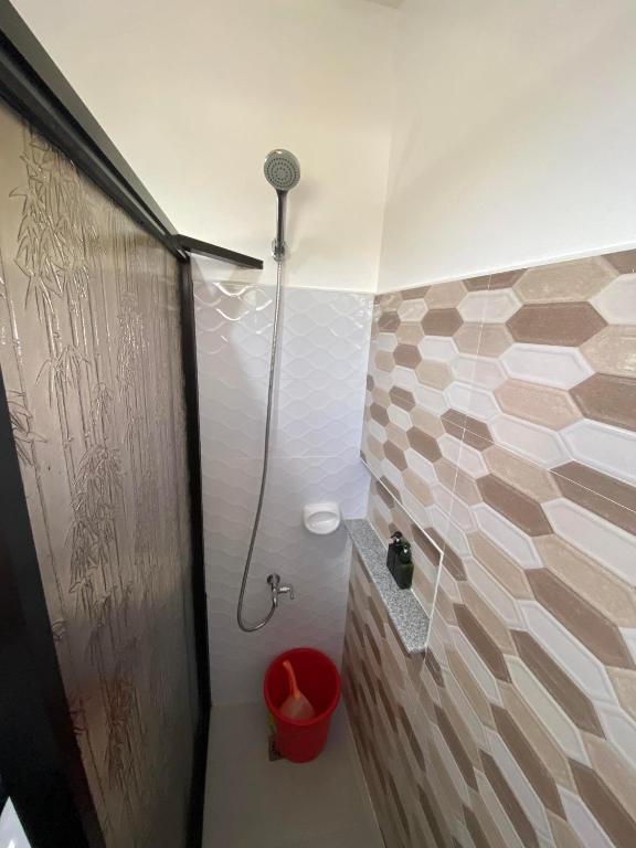 Koupelna v ubytování Ma Lourdes' Inn