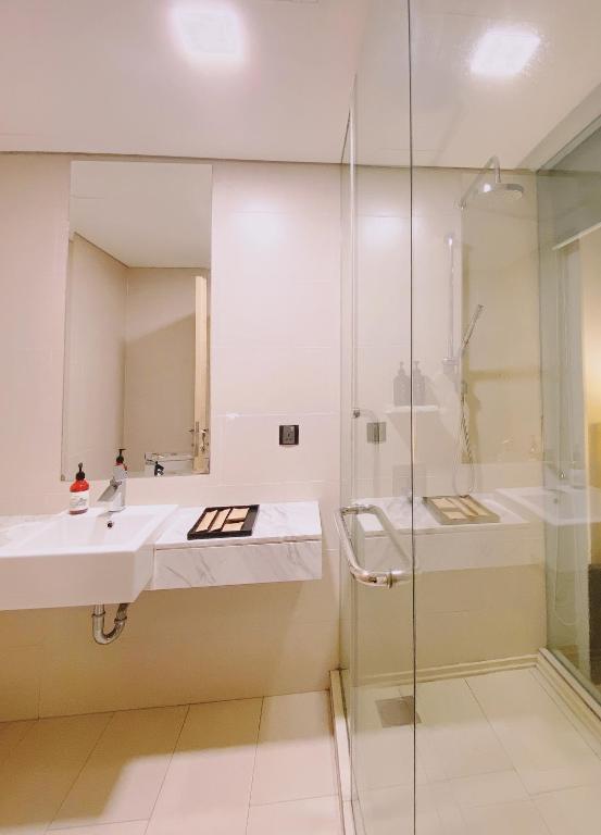 Koupelna v ubytování Straits Suite by C Homestay Malacca