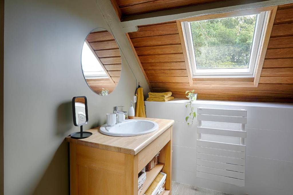 Fotografie z fotogalerie ubytování Chambre d’hôtes Douce Heure de Chêne v destinaci Plescop