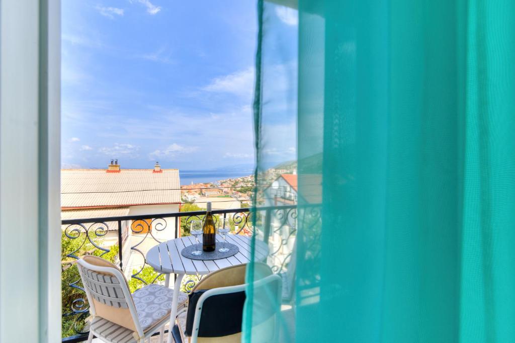 Balkón nebo terasa v ubytování Apartman More