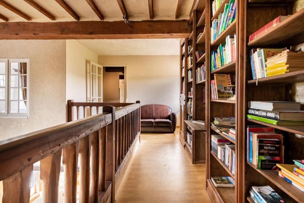 Knihovna v bed and breakfast