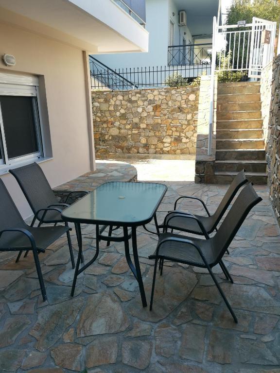 Balkón nebo terasa v ubytování Hermes Appartment