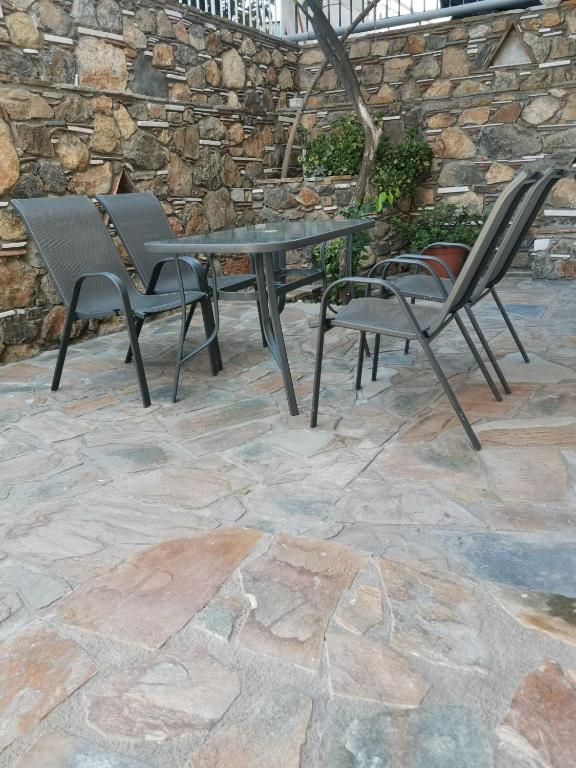 Patio nebo venkovní prostory v ubytování Hermes Appartment