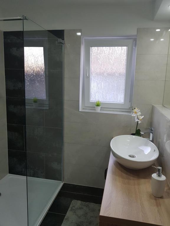 Kúpeľňa v ubytovaní Rooms Vanteo