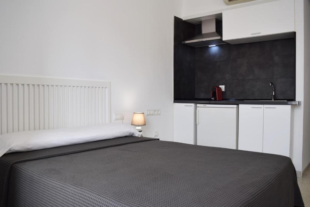 Posteľ alebo postele v izbe v ubytovaní Hotel Mirablau